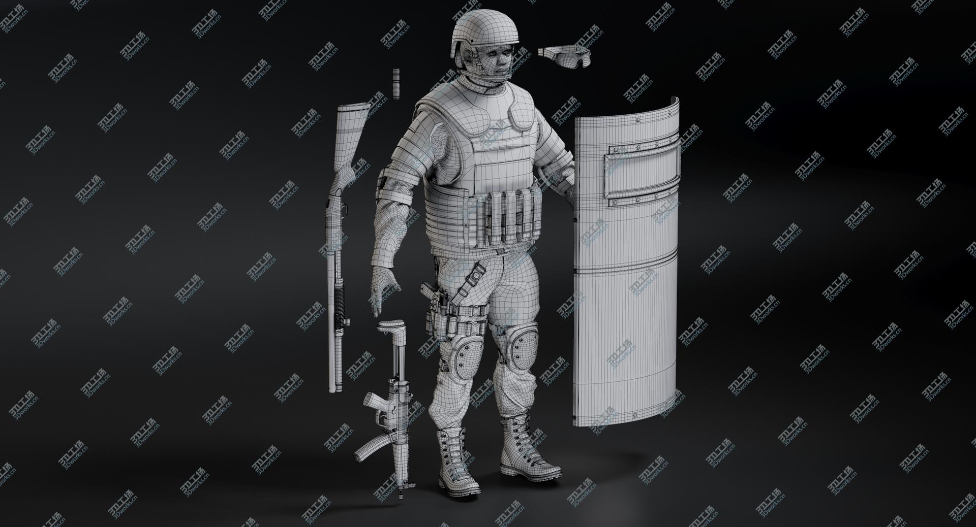 images/goods_img/202104021/3D Daniel SWAT Uniform With Equipment model/5.jpg